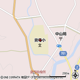 兵庫県豊岡市但東町中山856周辺の地図