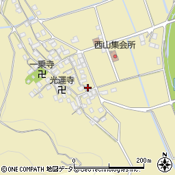 滋賀県長浜市木之本町西山802周辺の地図