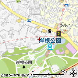 神奈川県横浜市港北区岸根町454周辺の地図