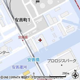 神奈川県横浜市鶴見区安善町1丁目2-5周辺の地図