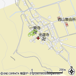 滋賀県長浜市木之本町西山891周辺の地図