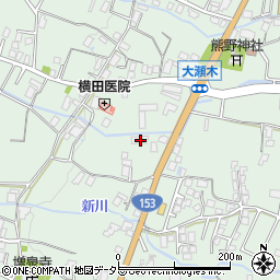 長野県飯田市大瀬木929-1周辺の地図
