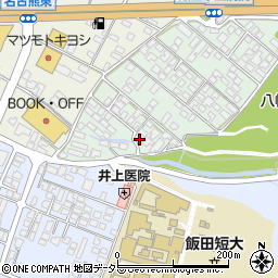 長野県飯田市八幡町555周辺の地図
