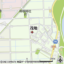 岐阜県岐阜市茂地周辺の地図
