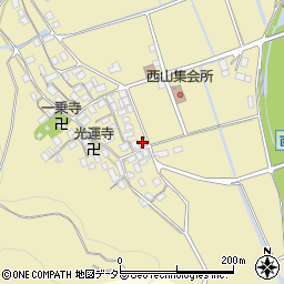 滋賀県長浜市木之本町西山803周辺の地図