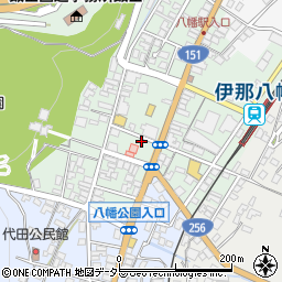 長野県飯田市八幡町2098周辺の地図