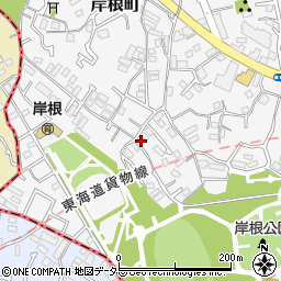 神奈川県横浜市港北区岸根町512周辺の地図