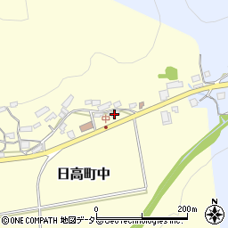 兵庫県豊岡市日高町中437周辺の地図