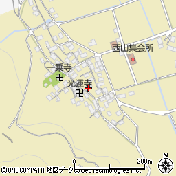 滋賀県長浜市木之本町西山811周辺の地図