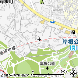 神奈川県横浜市港北区岸根町497周辺の地図