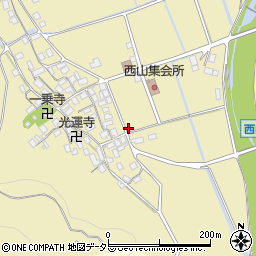 滋賀県長浜市木之本町西山740周辺の地図