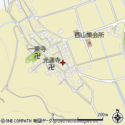 滋賀県長浜市木之本町西山808周辺の地図