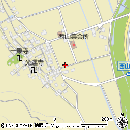 滋賀県長浜市木之本町西山743周辺の地図