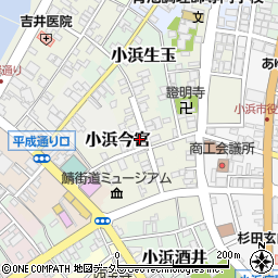 福井県小浜市小浜今宮周辺の地図