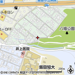 長野県飯田市八幡町525周辺の地図