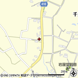 中津川千旦林簡易郵便局周辺の地図