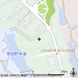 島根県松江市北陵町周辺の地図