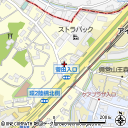 神奈川県横浜市神奈川区菅田町2879周辺の地図