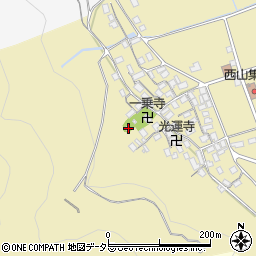 滋賀県長浜市木之本町西山880周辺の地図