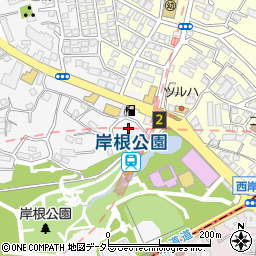神奈川県横浜市港北区岸根町449周辺の地図