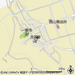 滋賀県長浜市木之本町西山812周辺の地図