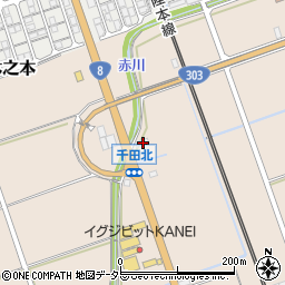 滋賀県長浜市木之本町千田185周辺の地図