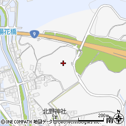鳥取県東伯郡湯梨浜町南谷周辺の地図