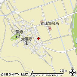 滋賀県長浜市木之本町西山805周辺の地図