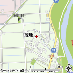 岐阜県岐阜市茂地105-3周辺の地図