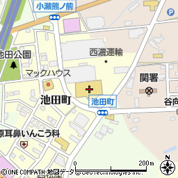エディオン関店周辺の地図