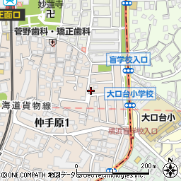 ガーデンハウス妙蓮寺　２周辺の地図