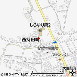 島根県松江市西持田町191周辺の地図