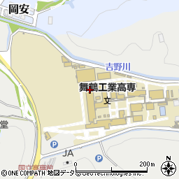舞鶴工業高等専門学校　総務課総務係周辺の地図