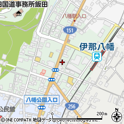 長野県飯田市八幡町2151周辺の地図