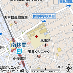 神奈川県大和市林間1丁目5周辺の地図