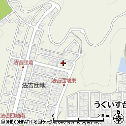 島根県松江市西法吉町19-15周辺の地図