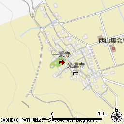 滋賀県長浜市木之本町西山874周辺の地図