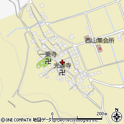 滋賀県長浜市木之本町西山815周辺の地図