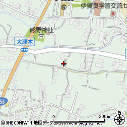 長野県飯田市大瀬木805周辺の地図