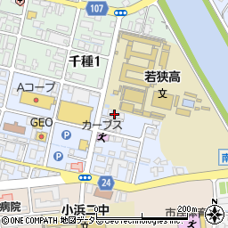 小浜麺食堂 桜花亭周辺の地図