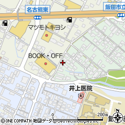 長野県飯田市八幡町592周辺の地図