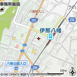 長野県飯田市八幡町2140周辺の地図