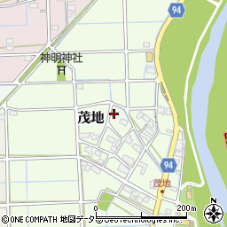 岐阜県岐阜市茂地105-5周辺の地図