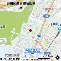 長野県飯田市八幡町2033周辺の地図