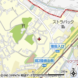 神奈川県横浜市神奈川区菅田町2841周辺の地図