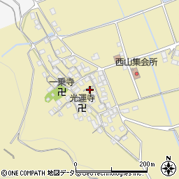 滋賀県長浜市木之本町西山818周辺の地図