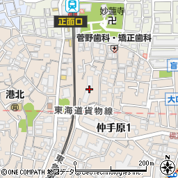 妙蓮寺ハウス周辺の地図