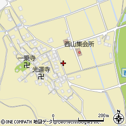 滋賀県長浜市木之本町西山718周辺の地図