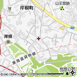 神奈川県横浜市港北区岸根町518周辺の地図