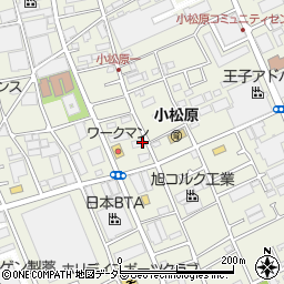 神奈川県座間市小松原周辺の地図